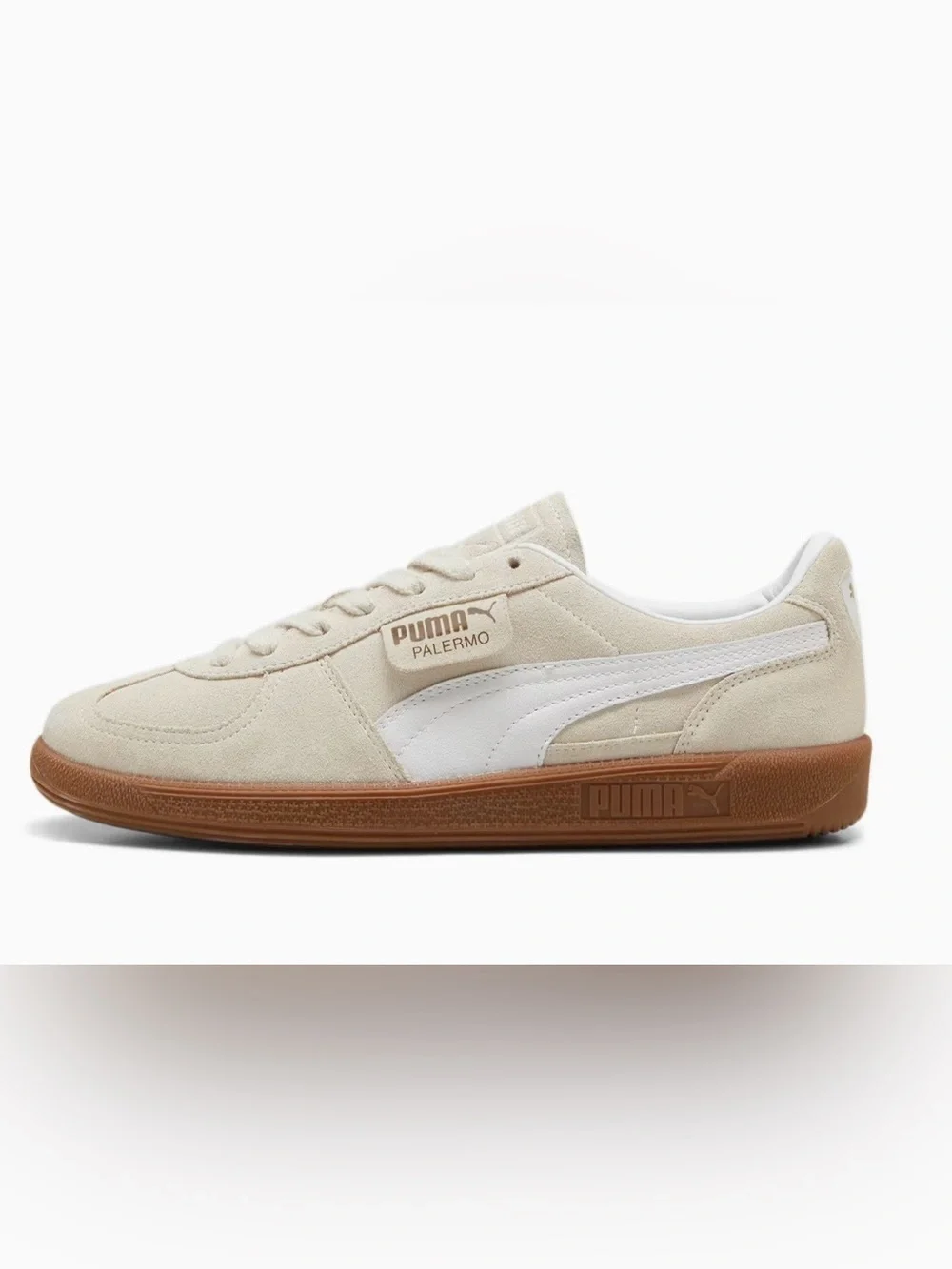 PUMA Palermo Suede Sneakers 397643-11 Alpine Snow/White Women’s Sz 9.5